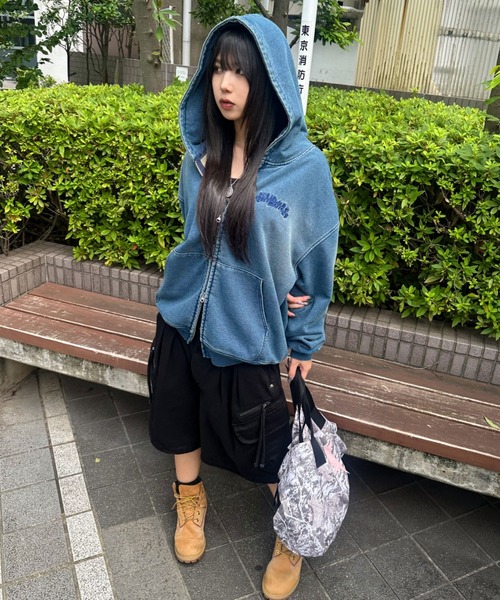 【美品】ADEAM ♡ ニット　パーカー♡ ニット セーター 「 ammy. / エイミードット 」 ルーズ ボーダー