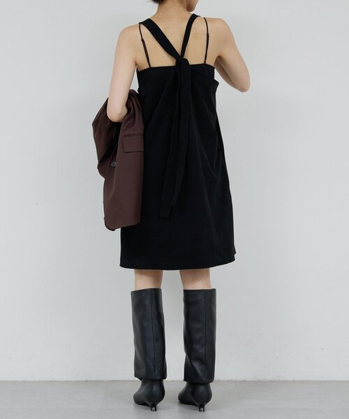 ガリャルダガランテ【HERITANOVUM】エコスエードミニドレス セール】【HERITANOVUM】エコスエードミニドレス（ワンピース