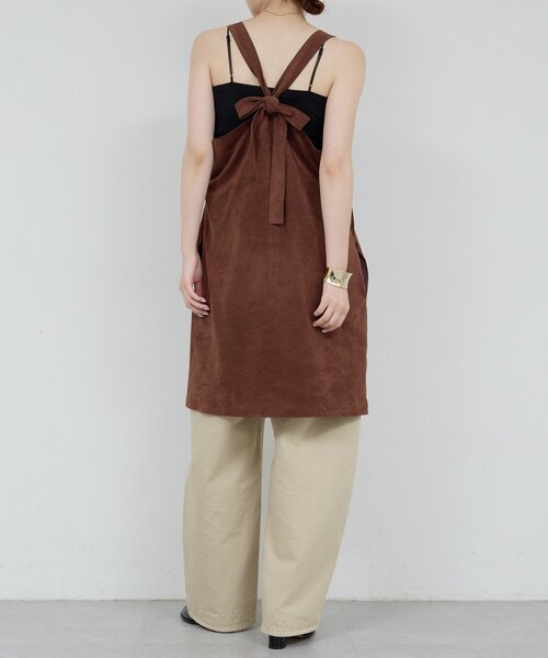 セール】【HERITANOVUM】エコスエードミニドレス（ワンピース