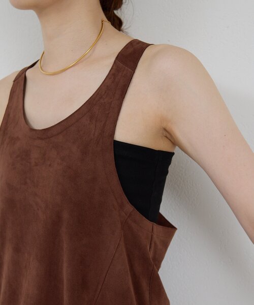 セール】【HERITANOVUM】エコスエードミニドレス（ワンピース