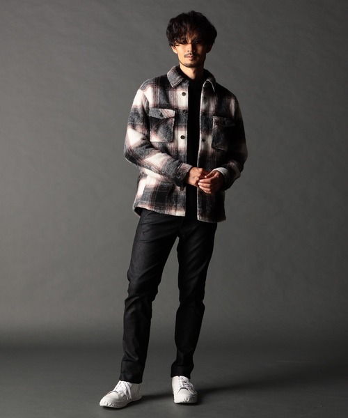 NICOLE CLUB FOR MEN（ニコルクラブフォーメン）の「Wパッチポケット チェックシャツブルゾン（シャツ/ブラウス・メンズ・その他3/その他2/その他1・LARGE/MEDIUM/X-LARGE）」の5枚目の写真