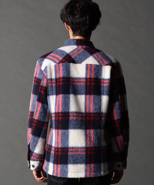 NICOLE CLUB FOR MEN（ニコルクラブフォーメン）の「Wパッチポケット チェックシャツブルゾン（シャツ/ブラウス・メンズ・その他3/その他2/その他1・LARGE/MEDIUM/X-LARGE）」の9枚目の写真