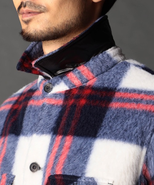 NICOLE CLUB FOR MEN（ニコルクラブフォーメン）の「Wパッチポケット チェックシャツブルゾン（シャツ/ブラウス・メンズ・その他3/その他2/その他1・LARGE/MEDIUM/X-LARGE）」の11枚目の写真