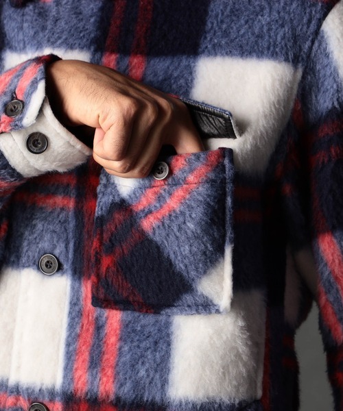 NICOLE CLUB FOR MEN（ニコルクラブフォーメン）の「Wパッチポケット チェックシャツブルゾン（シャツ/ブラウス・メンズ・その他3/その他2/その他1・LARGE/MEDIUM/X-LARGE）」の12枚目の写真