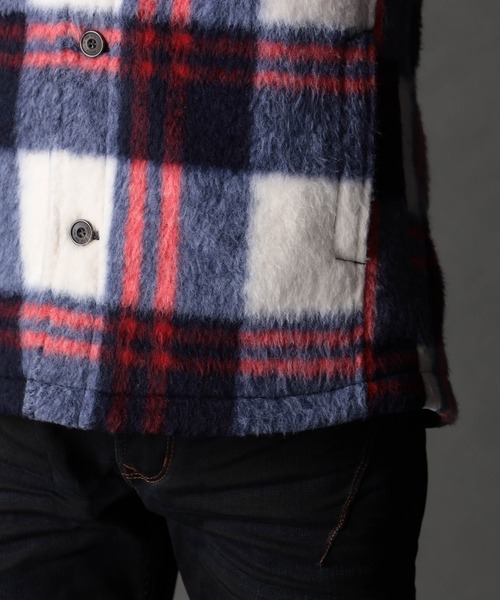 NICOLE CLUB FOR MEN（ニコルクラブフォーメン）の「Wパッチポケット チェックシャツブルゾン（シャツ/ブラウス・メンズ・その他3/その他2/その他1・LARGE/MEDIUM/X-LARGE）」の16枚目の写真