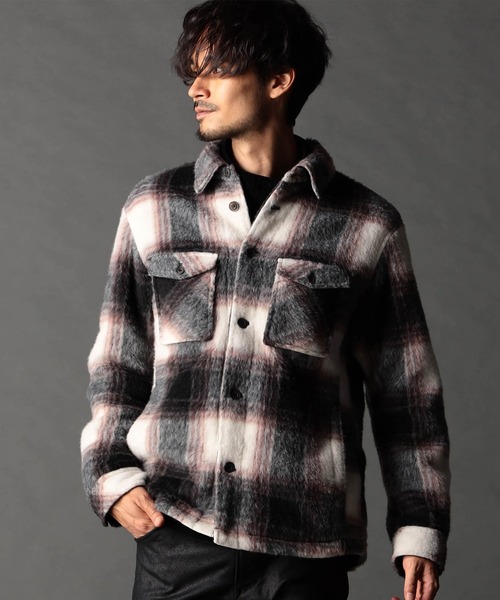 NICOLE CLUB FOR MEN（ニコルクラブフォーメン）の「Wパッチポケット チェックシャツブルゾン（シャツ/ブラウス・メンズ・その他3/その他2/その他1・LARGE/MEDIUM/X-LARGE）」の20枚目の写真