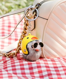 LUXSTYLE（ラグスタイル）の「ヘルメットヒヨコチャーム ひよこ ヒヨコ 鳥 ファーチャーム（チャーム）」