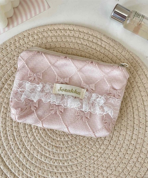 Liaa/レース リボン ミニポーチ A18688（ポーチ）｜TONE SELECT GOODS