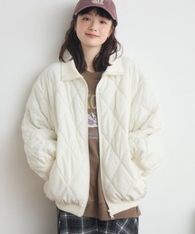 ems excite | リブカラーキルティングJK(その他アウター)