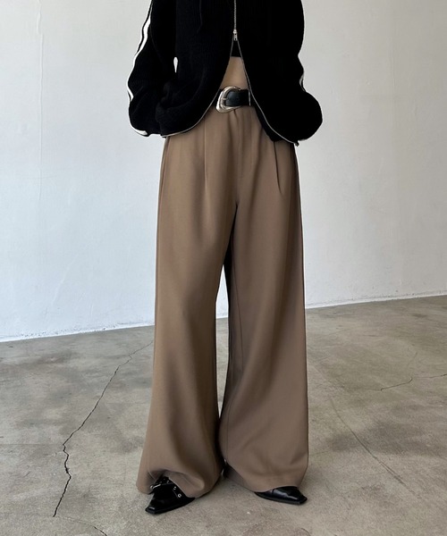 PAGEBOY(ページボーイ)の「Wクロス2WAYパンツ【3color/2size】(スラックス・レディース・ベージュ/ブラック/グレー・SMALL/MEDIUM)」の20枚目の写真