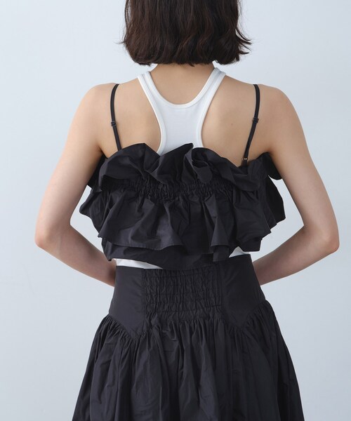 CODE A(コードエー)の「frill design bustier(シャツ/ブラウス・レディース・ダークブラウン/ブラック・00)」の11枚目の写真