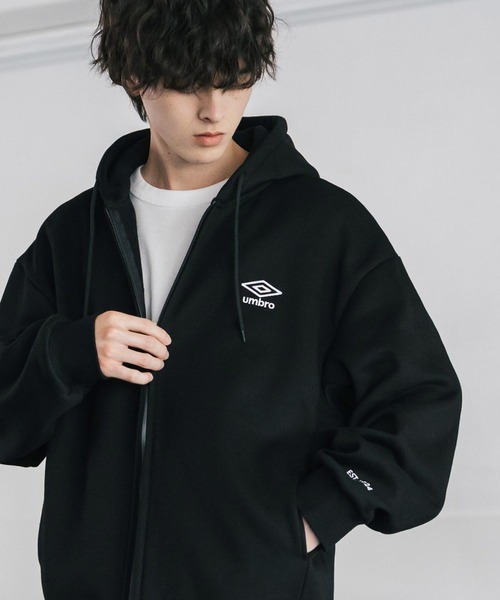 マークアンドロナ ターコイズブルー ジップアップパーカー メンズ XL