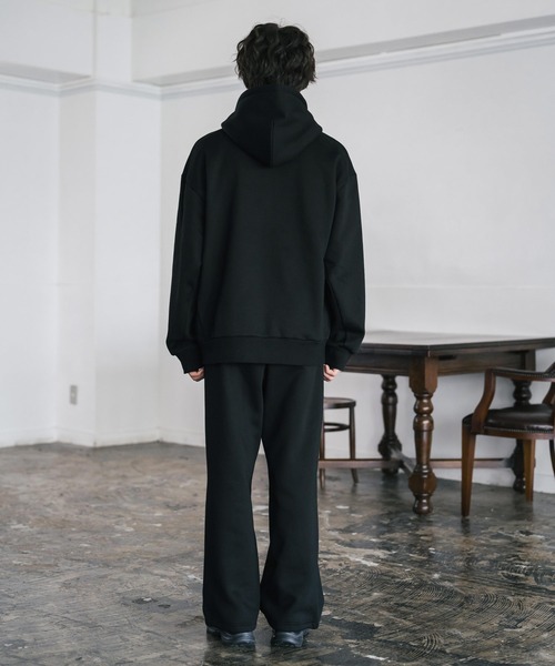 UMBRO 別注コラボオーバーサイズ裏起毛ワンポイントロゴ刺繍フルジップ