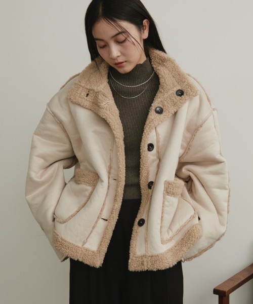 ト*ン様 リバーシブルファージャケット フェイクムートンリバーシブルファージャケット（その他アウター
