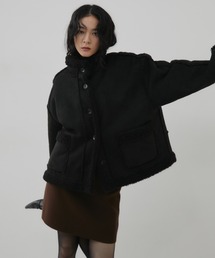 Aunt Marie's | フェイクムートンリバーシブルファージャケット(その他アウター)