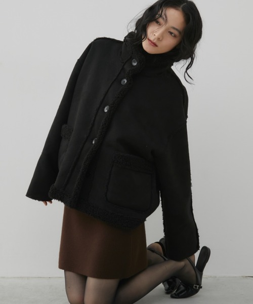 フェイクムートンリバーシブルファージャケット（その他アウター