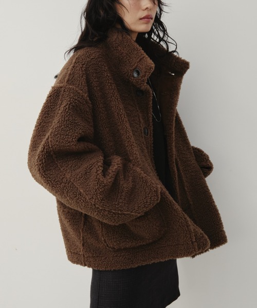 フェイクムートンリバーシブルファージャケット（その他アウター
