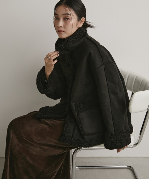 Aunt Marie's（アントマリーズ）の「フェイクムートンリバーシブル