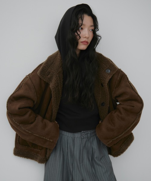 ト*ン様 リバーシブルファージャケット フェイクムートンリバーシブルファージャケット（その他アウター