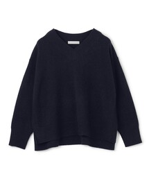 カシミヤブレンド Vネックニット