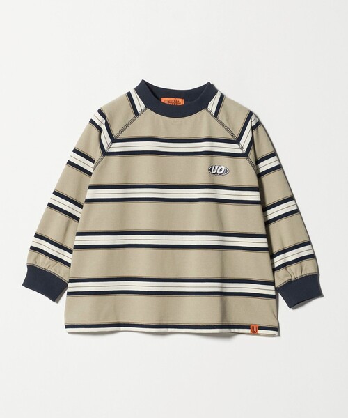 UNIVERSAL OVERALL（ユニバーサルオーバーオール）の「【別注】＜UNIVERSAL OVERALL＞ボーダー プルオーバー / キッズ  100cm-130cm（Tシャツ/カットソー・キッズ・ベージュ/ブラウン系・XS(100-110cm)/S(120-130cm)）」の19枚目の写真