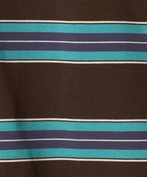 UNIVERSAL OVERALL（ユニバーサルオーバーオール）の「【別注】＜UNIVERSAL OVERALL＞ボーダー プルオーバー / キッズ  100cm-130cm（Tシャツ/カットソー・キッズ・ベージュ/ブラウン系・XS(100-110cm)/S(120-130cm)）」の10枚目の写真