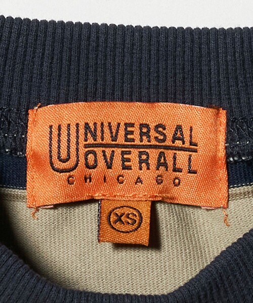 UNIVERSAL OVERALL（ユニバーサルオーバーオール）の「【別注】＜UNIVERSAL OVERALL＞ボーダー プルオーバー / キッズ  100cm-130cm（Tシャツ/カットソー・キッズ・ベージュ/ブラウン系・XS(100-110cm)/S(120-130cm)）」の11枚目の写真