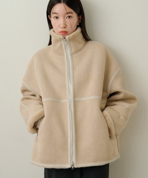 フェイクムートンショートコート（ムートンコート）｜Omekashi