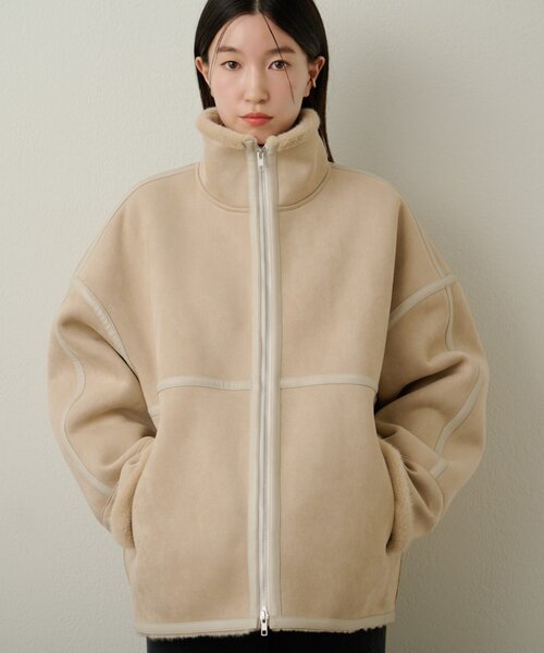 Omekashi（オメカシ）の「フェイクムートンショートコート（ムートンコート・レディース・ブラック/ホワイト系その他・FREE）」の20枚目の写真