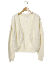 ツモリチサト カーディガン　アイボリー ブランド古着】TSUMORI CHISATO｜ツモリチサトのカーディガン