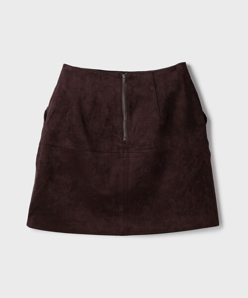 GRACE CONTINENTAL(グレースコンチネンタル)の「パッチワークミニスカート(スカート・レディース・キャメル/ダークブラウン・36/38)」の14枚目の写真