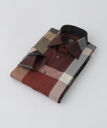 BLACK LABEL CRESTBRIDGE | 【10th ANNIVERSARY】プレミアムウォッシャブルウールクレストブリッジチェックセミワイドカラーシャツ(シャツ/ブラウス)