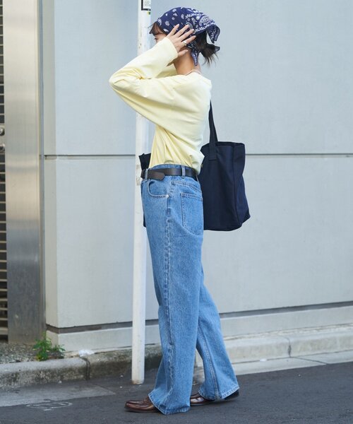 GEVACO（ゲバコ）の「【GEVACO】ベーシックロングスリーブTEE（Tシャツ/カットソー・レディース・チャコールグレー/ブラウン/イエロー・MEDIUM/LARGE）」の10枚目の写真