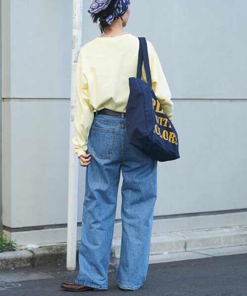 GEVACO（ゲバコ）の「【GEVACO】ベーシックロングスリーブTEE（Tシャツ/カットソー・レディース・チャコールグレー/ブラウン/イエロー・MEDIUM/LARGE）」の14枚目の写真