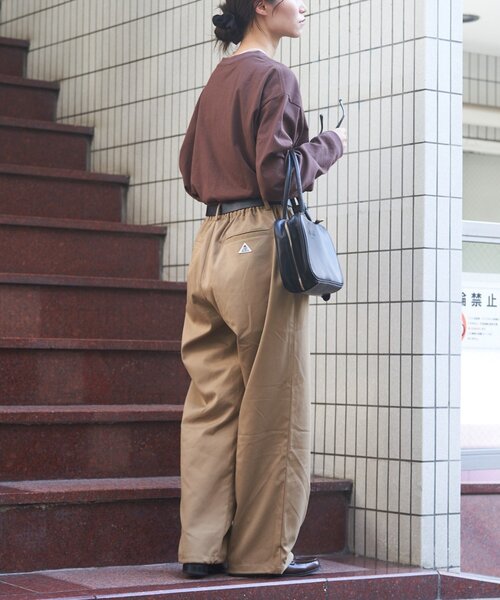 GEVACO（ゲバコ）の「【GEVACO】ベーシックロングスリーブTEE（Tシャツ/カットソー・レディース・チャコールグレー/ブラウン/イエロー・MEDIUM/LARGE）」の22枚目の写真