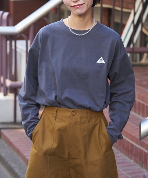 GEVACO（ゲバコ）の「【GEVACO】ベーシックロングスリーブTEE（Tシャツ/カットソー・レディース・チャコールグレー/ブラウン/イエロー・MEDIUM/LARGE）」の19枚目の写真