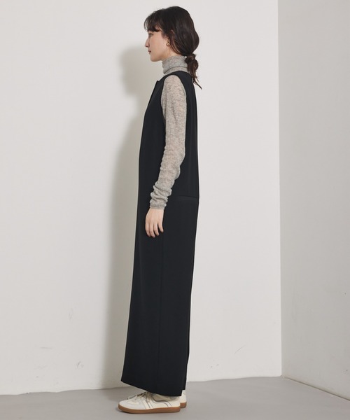 qualite（カリテ）の「【オールシーズン大活躍】ダブルサテンオールインワン/秋服/冬服/オケージョン/パーティ（つなぎ/オールインワン・レディース・ブラック・38/36）」の12枚目の写真