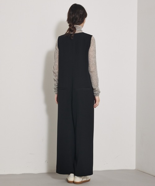 qualite（カリテ）の「【オールシーズン大活躍】ダブルサテンオールインワン/秋服/冬服/オケージョン/パーティ（つなぎ/オールインワン・レディース・ブラック・38/36）」の13枚目の写真