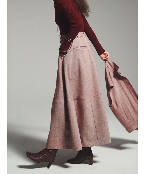 Dickies（ディッキーズ）の「【Dickies×ELENDEEK】ボリュームフレアスカート（スカート・レディース・ブラック/グレー/ボルドー・01/02）」の3枚目の写真