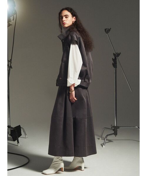 Dickies（ディッキーズ）の「【Dickies×ELENDEEK】ボリュームフレアスカート（スカート・レディース・ブラック/グレー/ボルドー・01/02）」の5枚目の写真