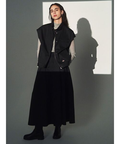 Dickies（ディッキーズ）の「【Dickies×ELENDEEK】ボリュームフレアスカート（スカート・レディース・ブラック/グレー/ボルドー・01/02）」の12枚目の写真