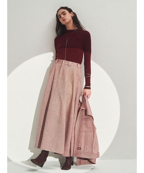 Dickies（ディッキーズ）の「【Dickies×ELENDEEK】ボリュームフレアスカート（スカート・レディース・ブラック/グレー/ボルドー・01/02）」の19枚目の写真