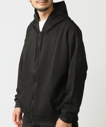 ARCADE | ジャガード織り ゆったり ジップパーカー(パーカー)