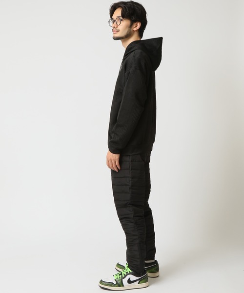 ARCADE（アーケード）の「ジャガード織り ゆったり ジップパーカー（パーカー・メンズ・ホワイト/ブラック・S/M/L/XL/2XL）」の8枚目の写真