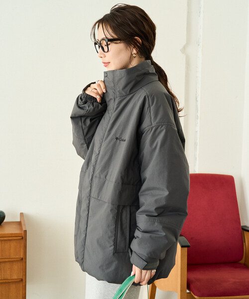 Columbia 別注W INSULATED JACKET ベージュ Columbia 別注W INSULATED JACKET ベージュ 限定展開 別注W INSULATED