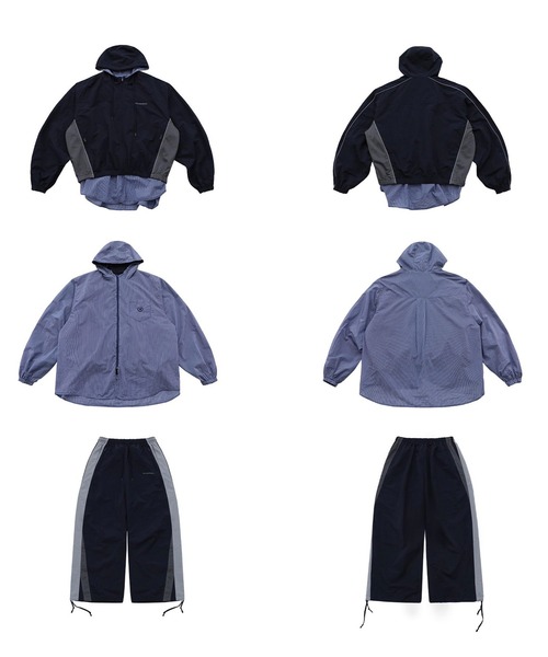 MASONPRINCE（メイソンプリンス）の「オーバーサイズ  リバーシブル チェックシャツ フード付きブルゾン WT4301【MASONPRINCE】【2025AW】（ブルゾン・メンズ・ネイビー・L/M/S）」の9枚目の写真