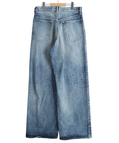 marka（マーカ）の「marka / マーカ：WIDE LEG JEANS -ORGANIC COTTON 13.5oz SELVEDGE DENIM-：M25C02PT01C[COR]（デニムパンツ・メンズ・ブルー系その他・S/M）」の2枚目の写真