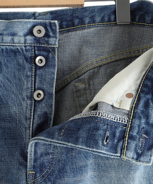 marka（マーカ）の「marka / マーカ：WIDE LEG JEANS -ORGANIC COTTON 13.5oz SELVEDGE DENIM-：M25C02PT01C[COR]（デニムパンツ・メンズ・ブルー系その他・S/M）」の3枚目の写真