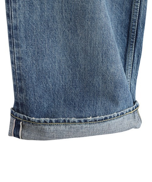 marka（マーカ）の「marka / マーカ：WIDE LEG JEANS -ORGANIC COTTON 13.5oz SELVEDGE DENIM-：M25C02PT01C[COR]（デニムパンツ・メンズ・ブルー系その他・S/M）」の4枚目の写真