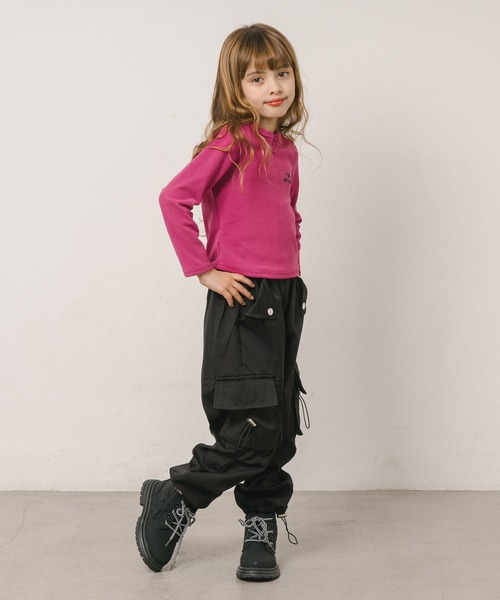 URBAN CHERRY（アーバンチェリー）の「カラーカーゴパンツ（カーゴパンツ・キッズ・パープル/ピンク/ブラック・130cm/140cm/150cm/120cm）」の22枚目の写真
